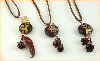 Assorted Seeds embellished in Brass and Copper
