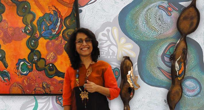 Falguni Gokhale -  visual communication designer and an artist